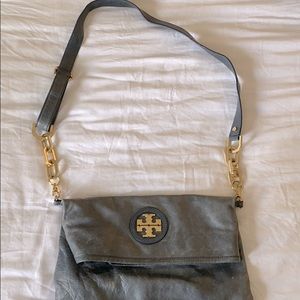 Tory Burch leather cross body/clutch bag
